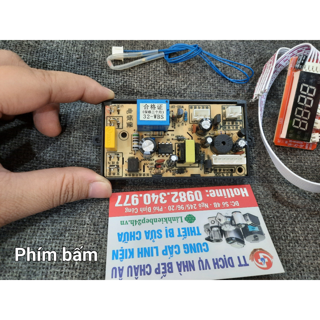 Bo mạch đa năng nồi cơm điện sử dụng mâm nhiệt