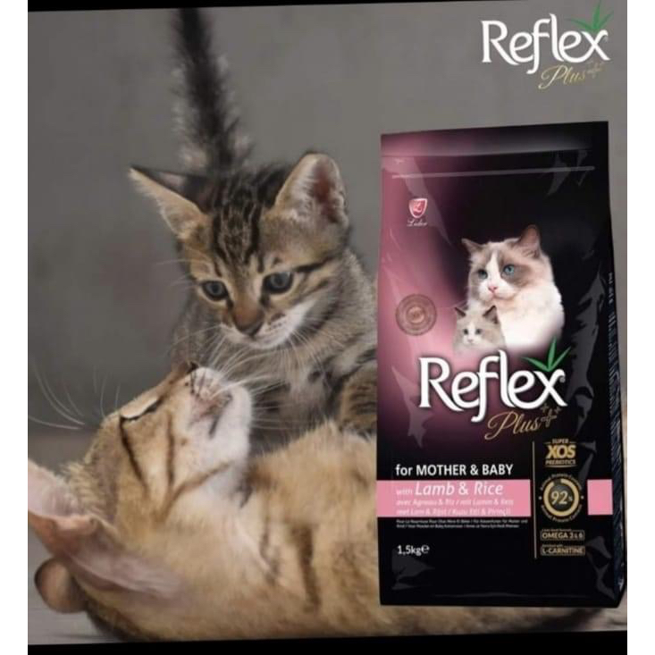 Hạt Reflex Plus cho Mèo con và Mèo mẹ có thể hỗ trợ sữa vị ( Cừu Và Gạo )