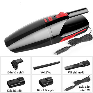[ Hút Siêu Mạnh ] Máy hút bụi xe hơi - Máy hút bụi cầm tay mini điện áp 12V cho ô tô cực khoẻ Chính Hãng - AZOZO
