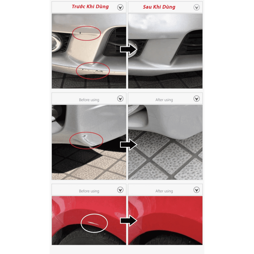 Sáp xóa vết xước xe ô tô - Tẩy vết trầy xước ô tô xe máy - Bút xóa vết xước sơn ô tô sơn các màu AZOZO