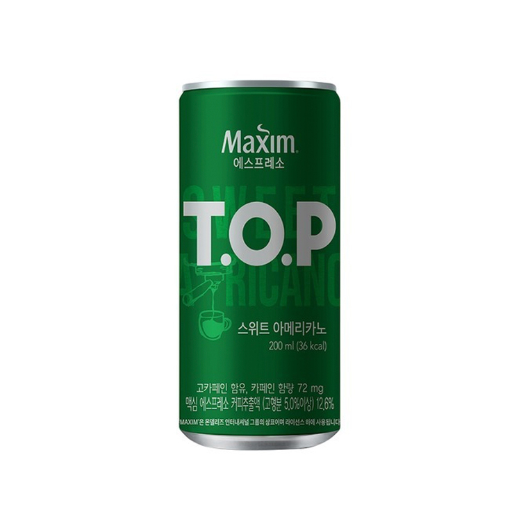 Cà phê Maxim Espresso T.O.P Hàn Quốc vị Sweet Americano