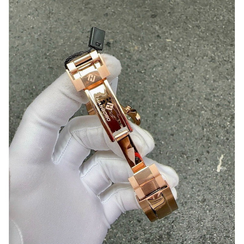 Đồng Hồ Nam Automatic hanboro Rainbow hbr8032, Dây Thép , Size 43mm