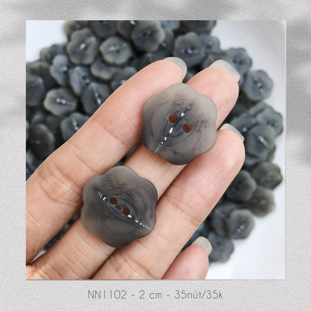 Set 35 nút áo NN1102, size 2cm