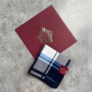 Khăn mùi xoa nam Orobianco - Italy sản xuất tại Nhật 4in1 100% cotton