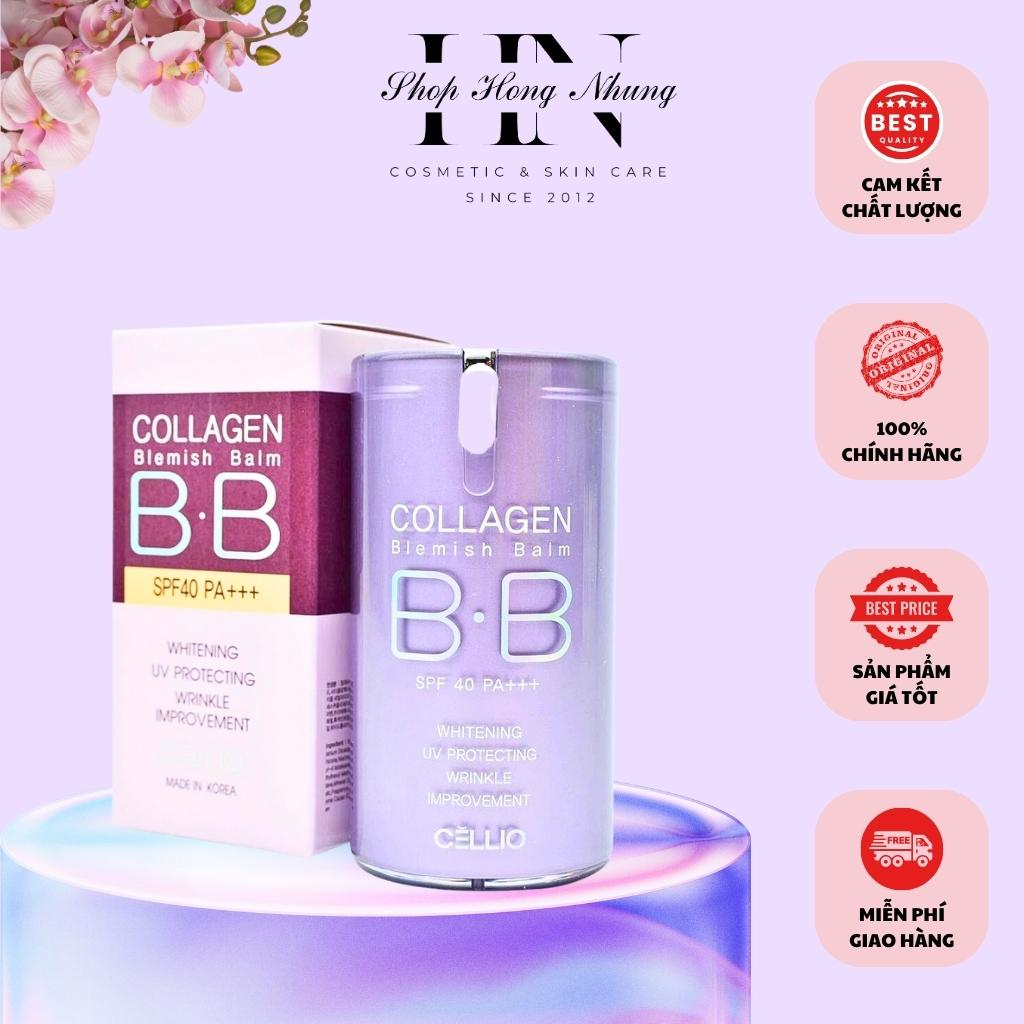 Kem nền Bb Collagen CELLIO Blemish Balm Bb SPF40 PA+++ chính hãng - Hàn Quốc - SHOP HỒNG NHUNG