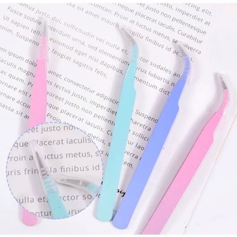 Nhíp gắp mắt thú, dán hạt, dán stiker