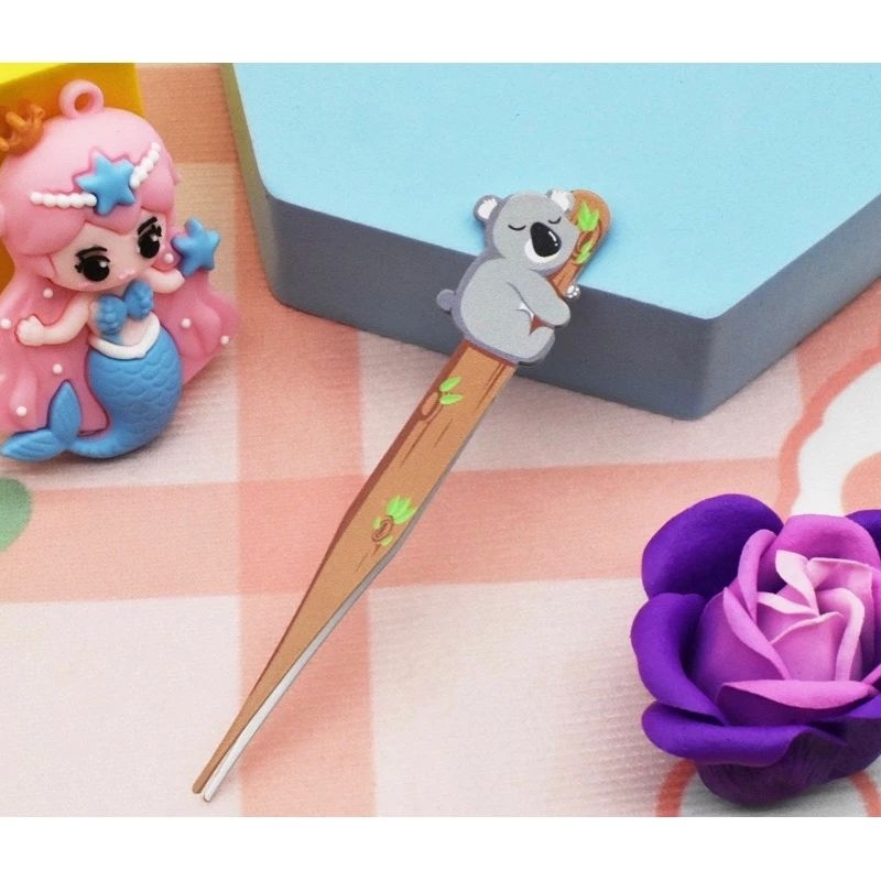 Nhíp gắp mắt thú, dán hạt, dán stiker