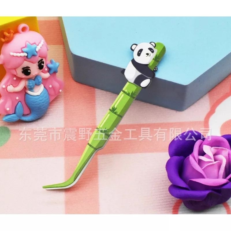 Nhíp gắp mắt thú, dán hạt, dán stiker