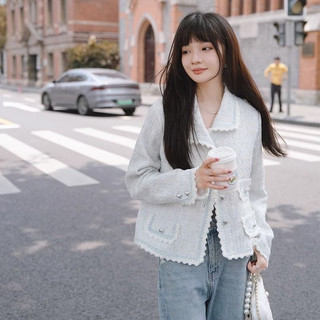 Áo khoác dạ viền sóng bèo tiểu thư sang chảnh💙💙