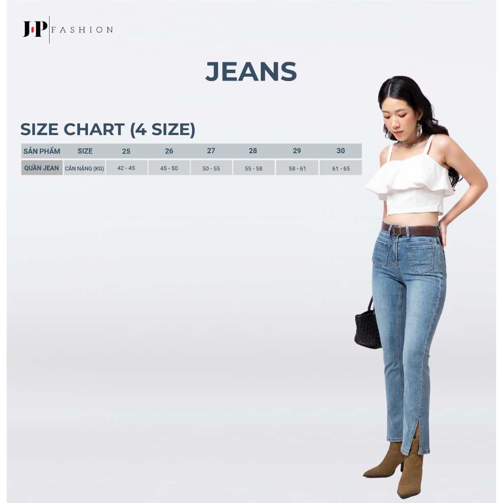 Quần jeans ống ôm JP Fashion 11106846