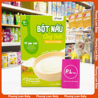 Bột ăn dặm Mabu 900g
