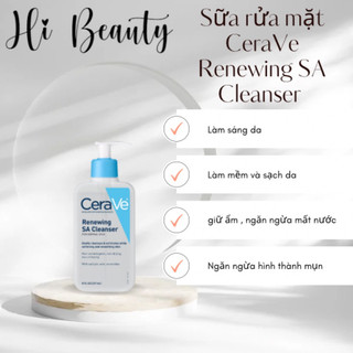 Sửa rửa mặt Cerave SA Cleanser làm sạch sâu dành cho da nhạy cảm 236ml
