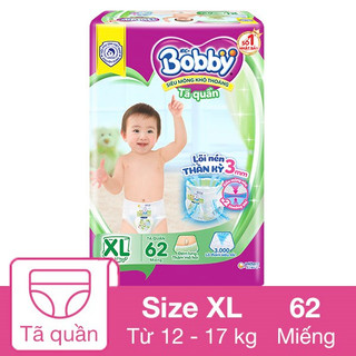 [Chính Hãng] Tả Quần/Dán Bobby cho bé từ sơ sinh NB1/Nb74/S80/M76/L68...