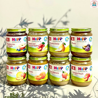 Dinh dưỡng đóng lọ hipp, trái cây ăn dặm Hipp Cho Bé từ 4 Tháng