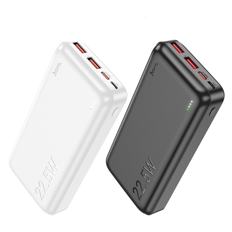 Pin dự phòng Hoco J101A 20000mAh USB QC 3.0 22.5W, TypeC PD 20W sạc nhanh 2 chiều