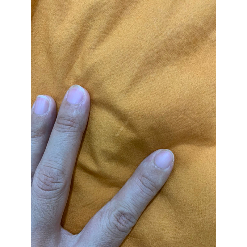 Chân váy xô cam chất thô 2hand / Instagram: maybay.2hand