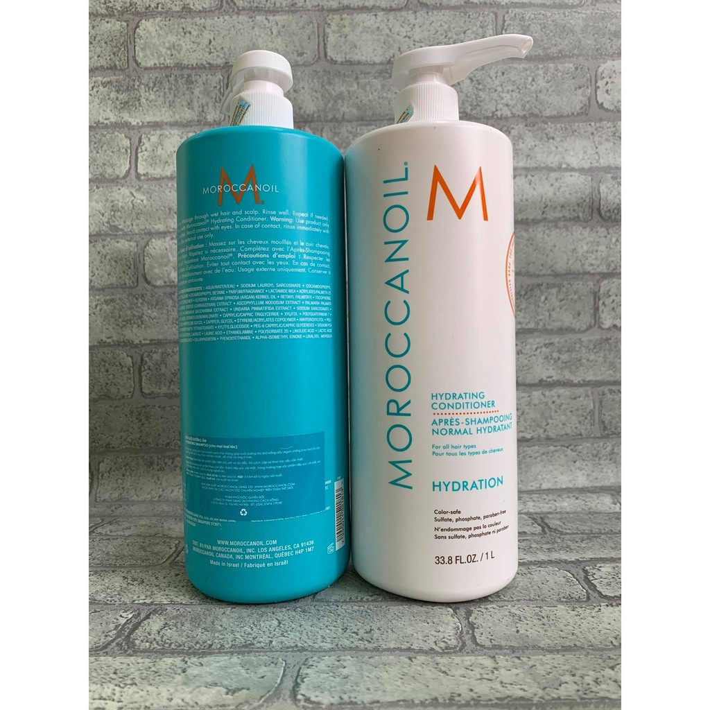 MOROCCANOIL ] DẦU GỘI XẢ PHỤC HỒI ĐỘ ẨM MOROCCANOIL REPAIR 1000ML CHÍNH HÃNG