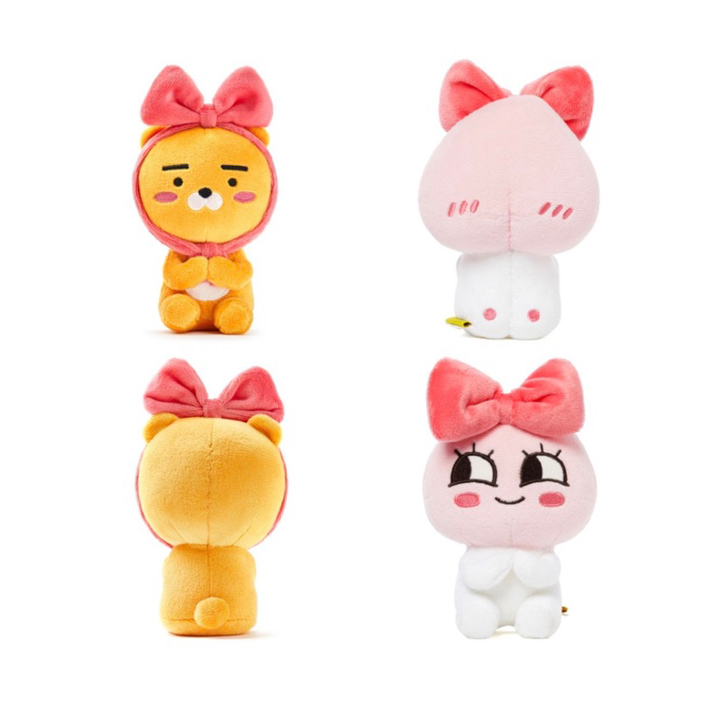 gấu bông đào rian vịt nhí mini đeo nơ chính hãng
