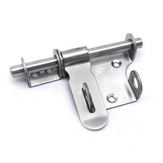 Chốt Khóa Cửa - Then Cửa Bằng INOX, Bản Lề Then Chốt Gài Khoá Cửa Có Tay Cầm Bằng 100% INOX-008