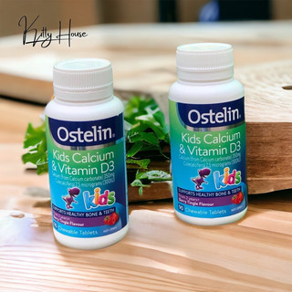 [Mẫu Mới] OSTELIN CALCI & VITAMIN D3 HƯƠNG DÂU LỌ 90V