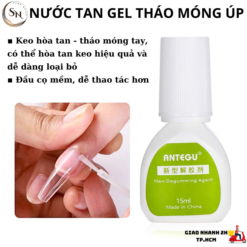 Nước tan keo nước tháo móng up chuyên dụng ngành và nails - Nước tan keo ANTEGU