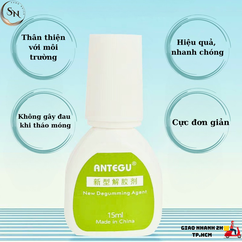 Nước tan keo nước tháo móng up chuyên dụng ngành và nails - Nước tan keo ANTEGU