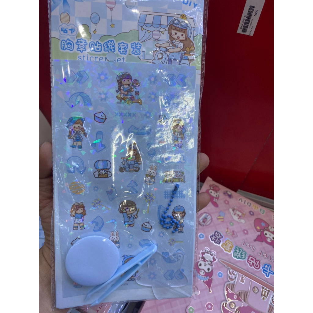 Sticker ku te nhiều mẫu