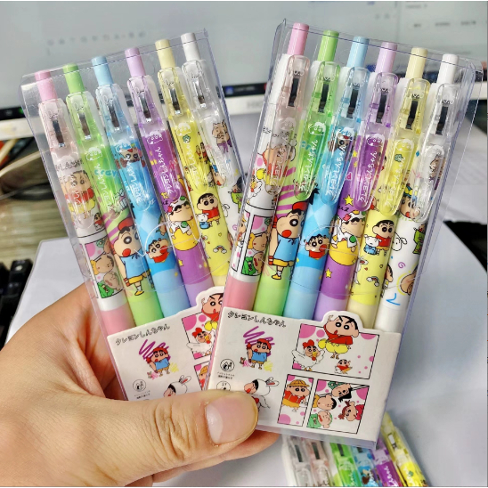 Bút bi bấm shin BBB31 cậu bé bút chì bangtan cute dễ thương