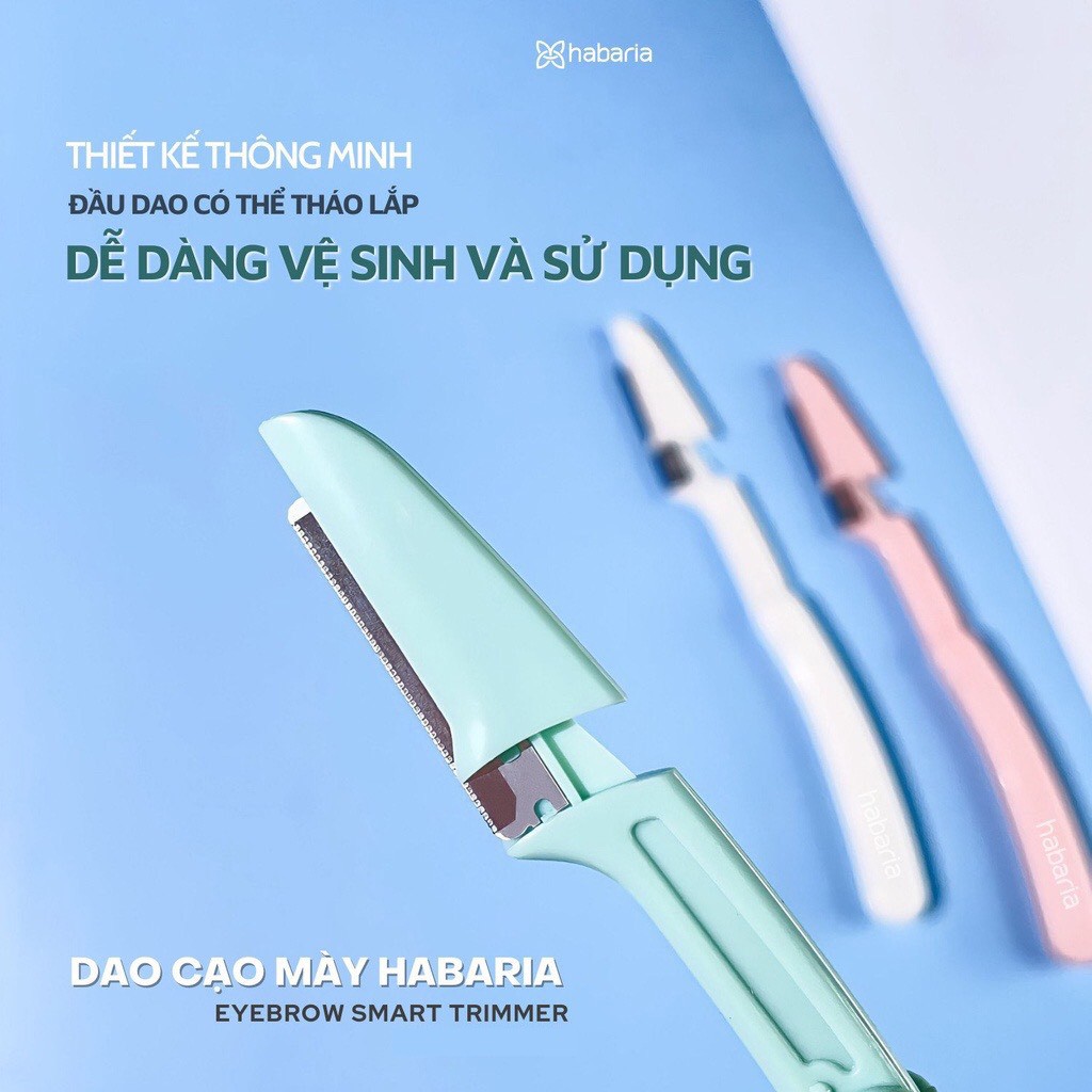 Set 3 cây dao cạo chân mày HABARIA