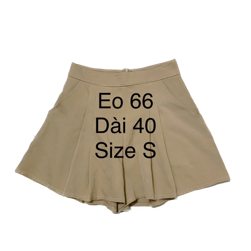 Thanh lý quần váy xếp ly nữ sinh, quần váy 2hand, váy xếp ly nâu