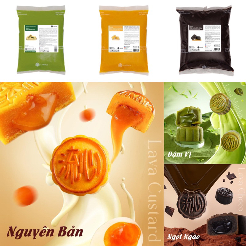 Nhân bánh Lava chảy Farina 500g