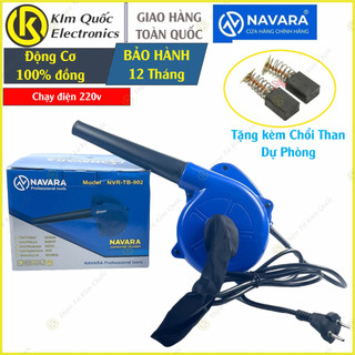 Máy thổi hút bụi cầm tay chính hãng navara 902 680w - 2 chức năng hút chân không và thổi bụi chạy điện 220v