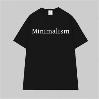 Cao cấp - Áo thun oversize in chữ Minimalism đơn giản áo thun unisex BND369