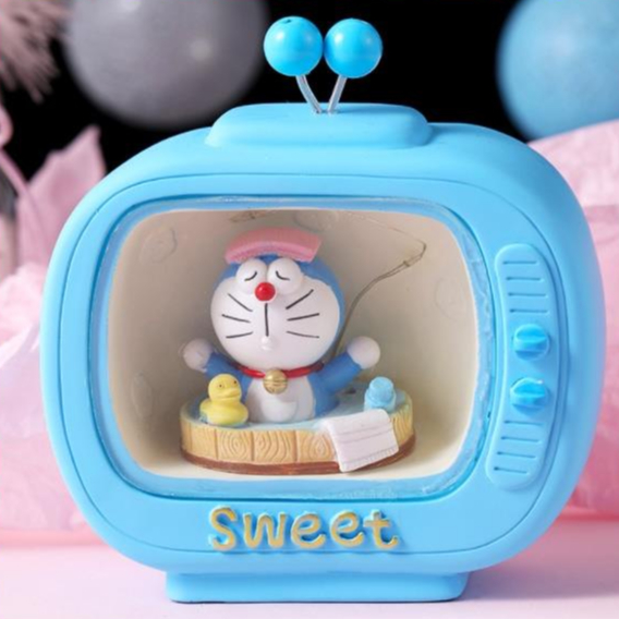 Đèn Ngủ Doraemon Hình Tivi, Đèn Decor Trang Trí Phòng Học, Phong Làm việc Siêu Dễ Thương, Quà Tặng Sinh Nhật, Lưu Niệm