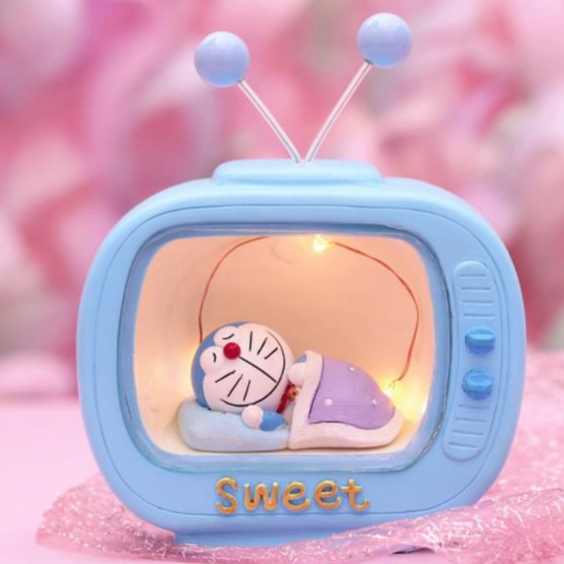 Đèn Ngủ Doraemon Hình Tivi, Đèn Decor Trang Trí Phòng Học, Phong Làm việc Siêu Dễ Thương, Quà Tặng Sinh Nhật, Lưu Niệm