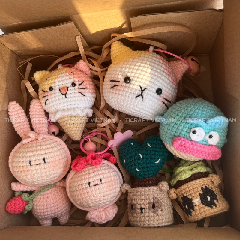 LEN BABY YARN LOẠI 1 CHÍNH HÃNG móc thú bông bảng màu đa dạng