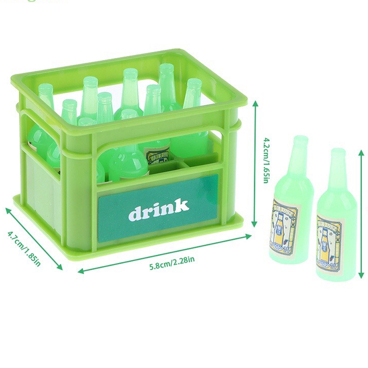 Mô Hình Thùng Bia Mini 1: 12 Dùng Để Trang Trí Nhà Búp Bê / Quán Bar