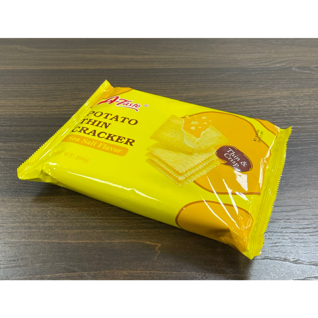 Bánh A-Taste 100% khoai tây potato que và thin cracker 4 vị mặn giòn