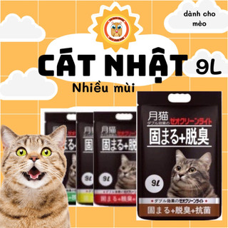 cát vệ sinh Nhật 9L cho mèo - hàng chính hãng có mã vạch
