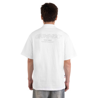Grimm DC Áo Polo GOAT BROS // White