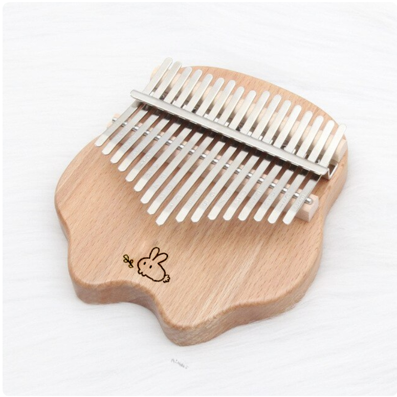 ĐÀN KALIMBA GỖ ĐỘC ĐÁO HÌNH KHẮC CUTE MEOW- TẶNG KALIMBA 8 PHÍM