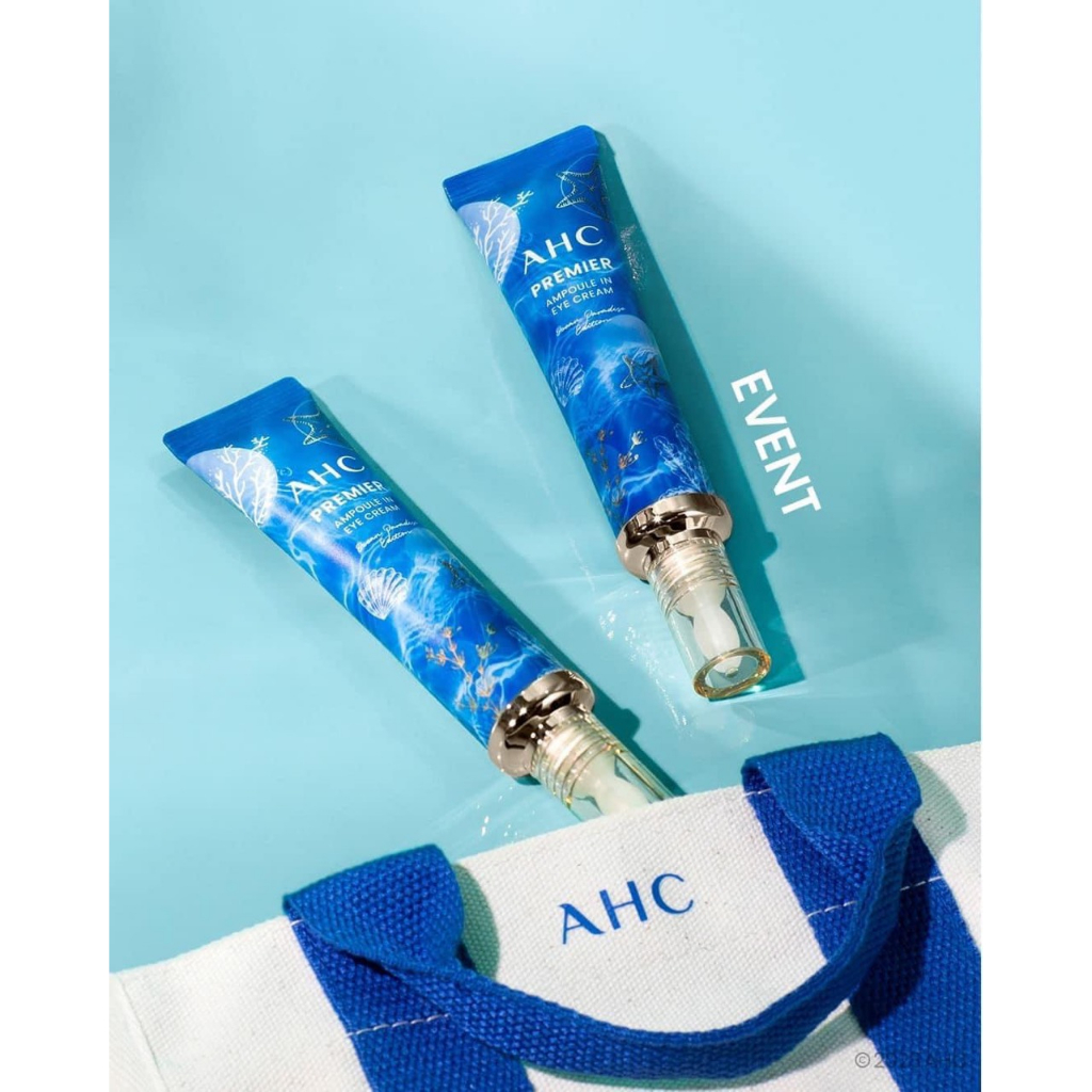 Kem Mắt AHC Premier Ampoule In Eye Cream Collagen T4 - Xanh Dương 40ml