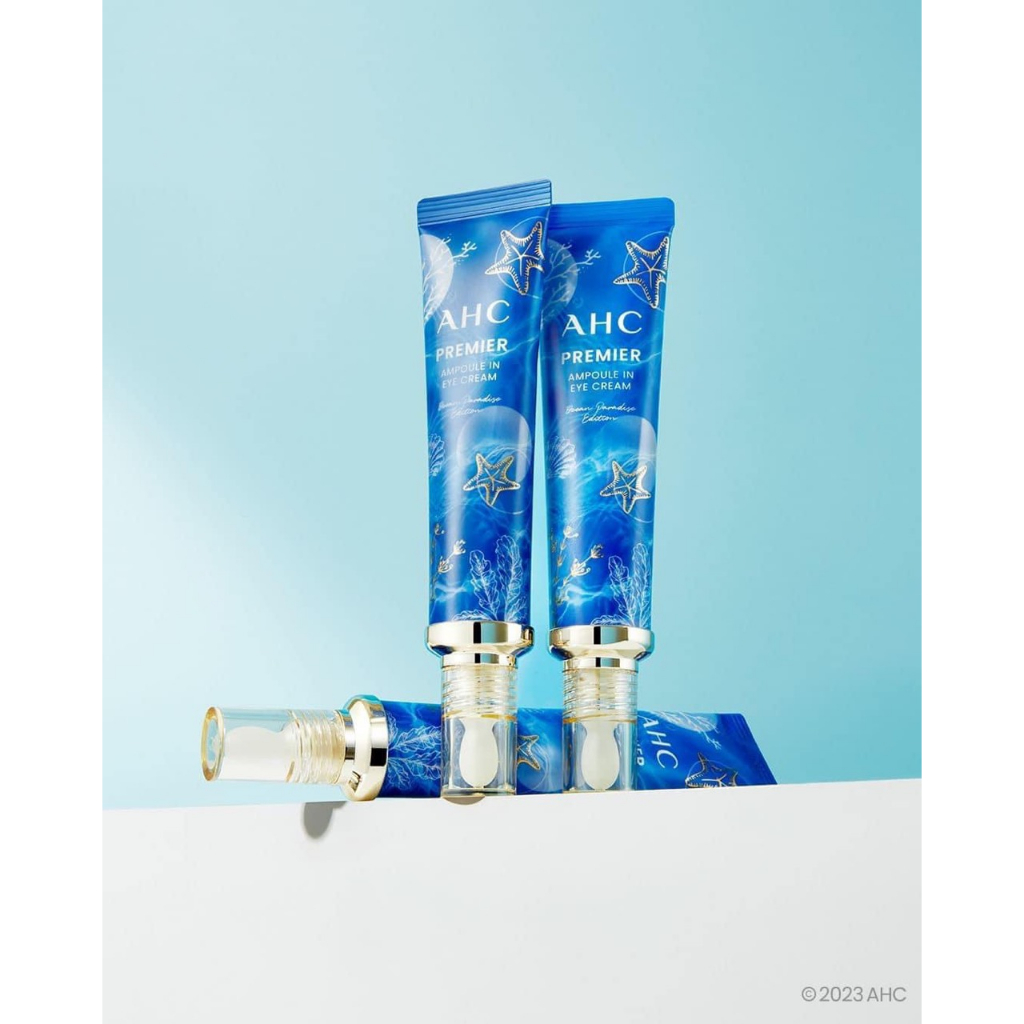 Kem Mắt AHC Premier Ampoule In Eye Cream Collagen T4 - Xanh Dương 40ml