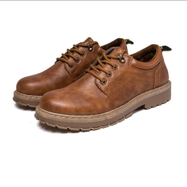 Giày Boot Nam Cổ Thấp Đế Khâu 2 Màu RITI GN440