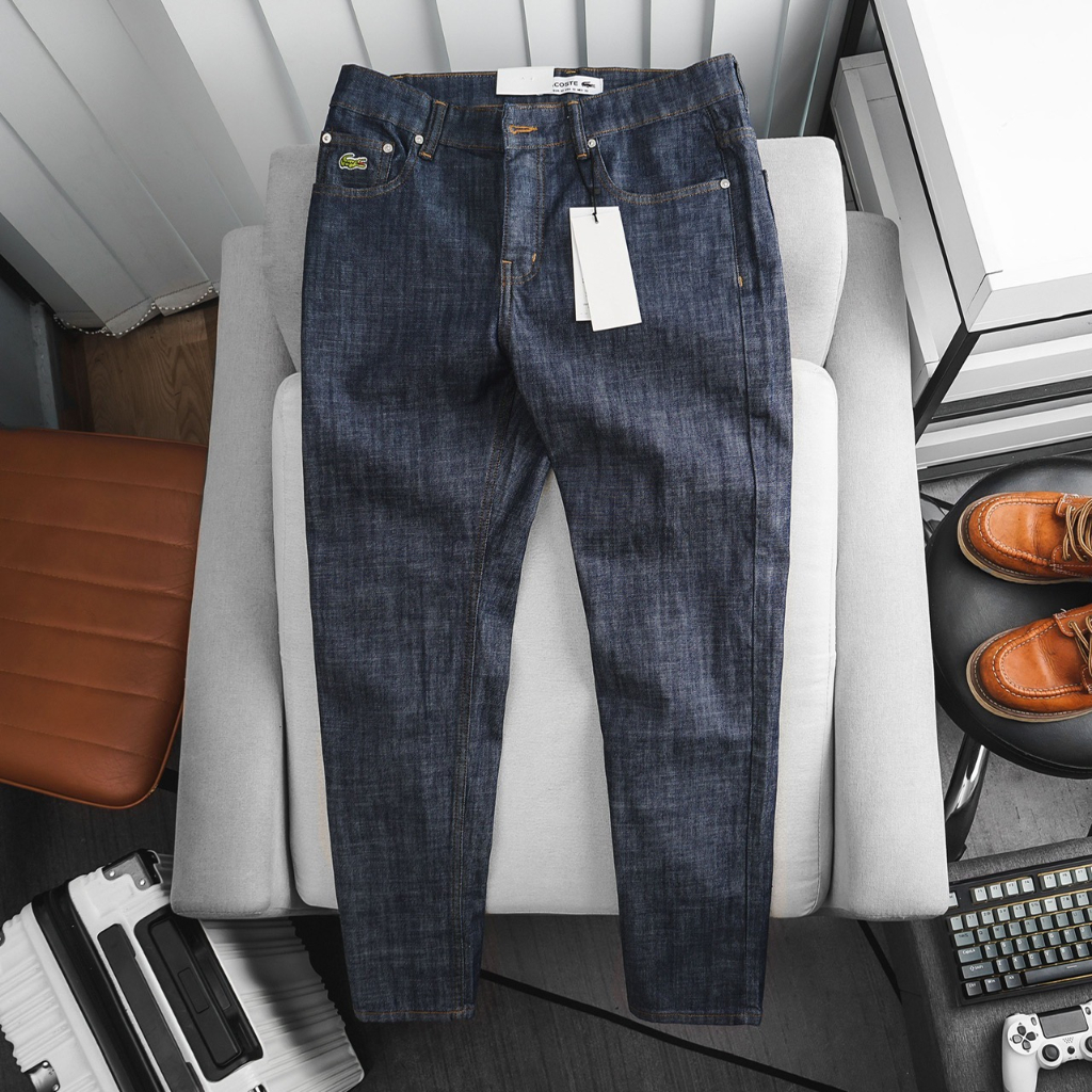 Quần Jean Nam Ống đứng co giãn xanh dương sáng