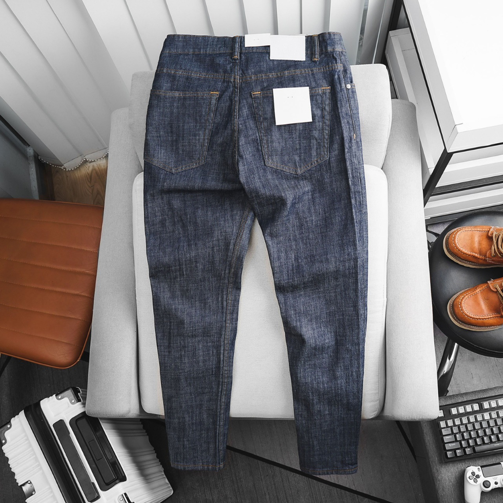 Quần Jean Nam Ống đứng co giãn xanh dương sáng