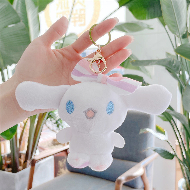 Móc khóa gấu cute màu xanh hồng,móc treo balo túi xách phong cách trẻ trung Hàn Quốc