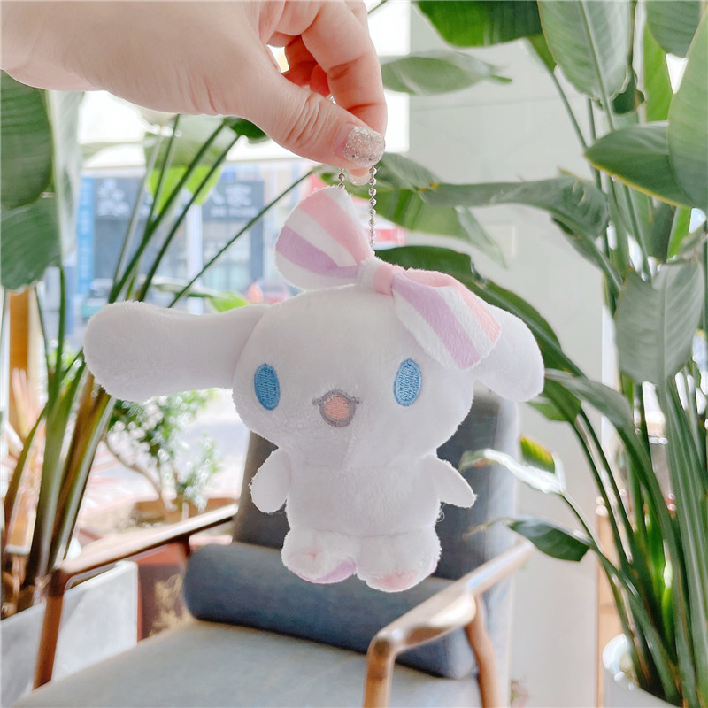 Móc khóa gấu cute màu xanh hồng,móc treo balo túi xách phong cách trẻ trung Hàn Quốc