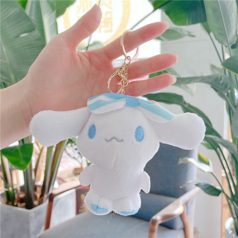 Móc khóa gấu cute màu xanh hồng,móc treo balo túi xách phong cách trẻ trung Hàn Quốc