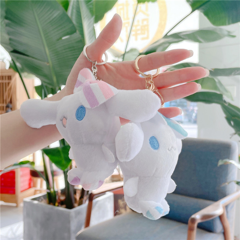 Móc khóa gấu cute màu xanh hồng,móc treo balo túi xách phong cách trẻ trung Hàn Quốc